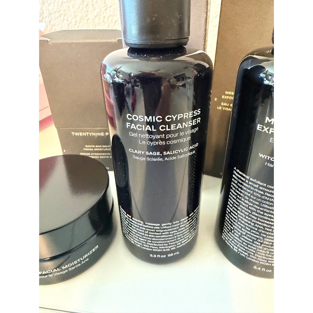 Twentynine Palms Skincare Set Cleanser Exfoliator Moisturizer Eye Cream NIB - Picture 4 of 8